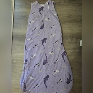 Kyte BABY Lavender Sleep Sack with Shark and Fish Design